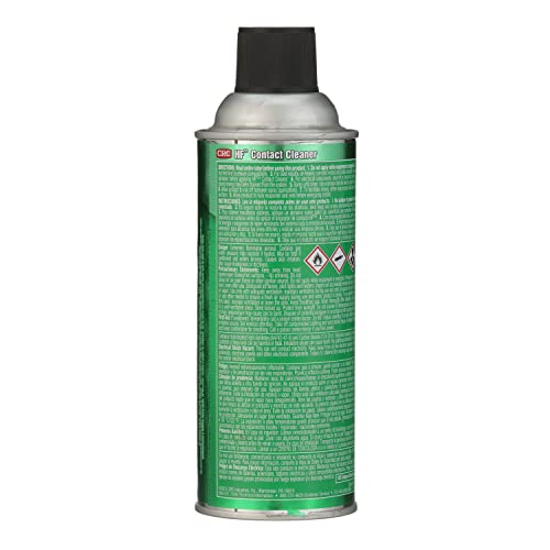 CRC HF Contact Cleaner 03125 – 11 WT OZ, Clear, Electronics Cleaner, Suitable For Higher Flashpoint Applications (Pack of 1) - style: 1 Pack