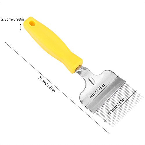 Stainless Steel Uncapping Fork for Honey Extracting Beekeeping Tool Bee Hive Honeycomb Fork Beekeeping Supplies Professional Honey Extraction Equipment