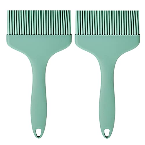 Basting Brush Silicone Pastry Baking Brushes Large Grill BBQ Sauce Marinade Meat Glazing Oil Brush Heat Resistant, Kitchen Cooking Baste Pastries Cakes Desserts, Dishwasher Safe 2Pack (2)