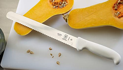 Mercer Culinary Ultimate White 10" Wavy Edge Slicer Knife - style: Wavy Edge Slicer Knife 10 Inch