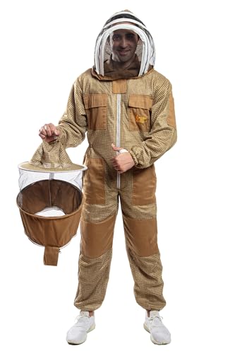 -- Beekeeping Ventilated Suit in multi-Colors with Round Or Fencing Veils