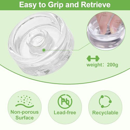 4-Pack Fermentation Kit for Wide Mouth Mason Jar, Included 4 Glass Fermenting Weights, 4 fermentation Lids, 4 Airlocks, 5 Silicone Rings, 5 Silicone Grommet, Pen Stickers Rope (Jars not Included) - style: 4 Pack not Included Jar