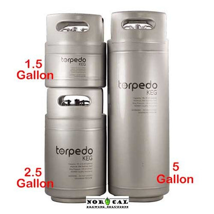 Homebrewers Outpost - KEG428 Slimline Torpedo Keg - 5 Gal