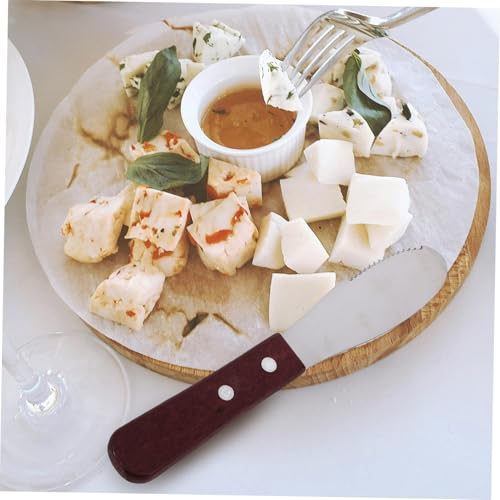 ABOOFAN Stainless Steel Cheese Knife Butter Slicer Baking Tool Knife Jam Spreader Portable Cheese Cutting Tool