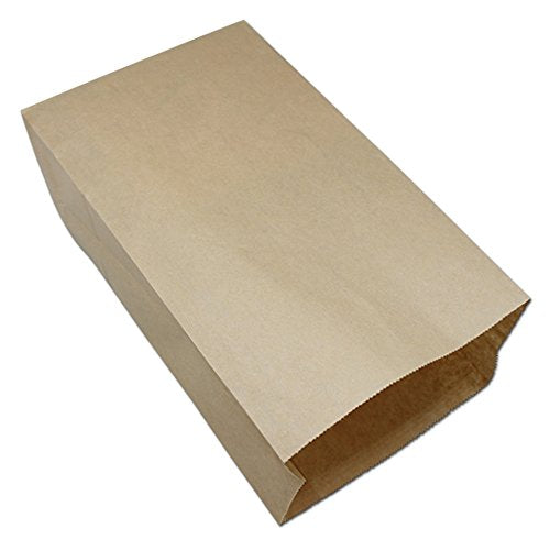 PABCK Brown Kraft Paper Wax Bags Take Out Food Bag 50 Pcs 5.1x3.1x9.4 inch | Greaseproof Food Storage Container for Small Business Home Kitchen Lunch Bread Sandwichs Snack Packaging Bags Craft Organizer - size: 5.1x3.1x9.4 inch (13x8x24cm)