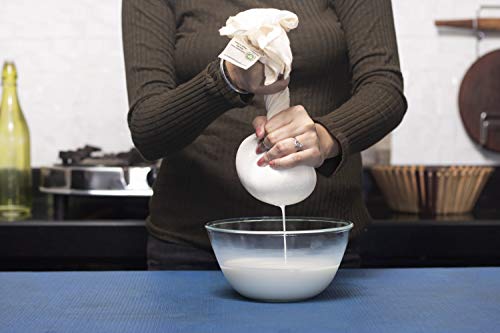 Organic Cheesecloth for Straining - 100% Natural Unbleached Fine Cheesecloth - Perfect for Making Cheese, Queso, Paneer, Idly - Food Grade Muslin, Washable & Reusable Gauze Fabric (36"x36")