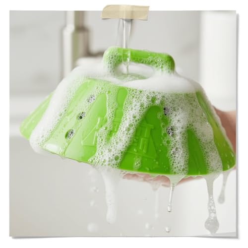 Fermentaholics KrautKeeper™ Silicone Fermentation Weight – Keeps Veggies Submerged in ½-Gallon & 1-Gallon Jars, Fits 6.3" Diameter, Reusable. For Fermented Foods, Sauerkraut, Kimchi, Pickles & More