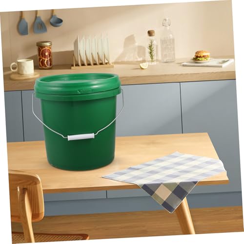 LABRIMP Plastic Fermentation Bucket Lid Food Grade Fermenting Pail for Home Brewing Wine and Beer Portable Fermenter for Wine