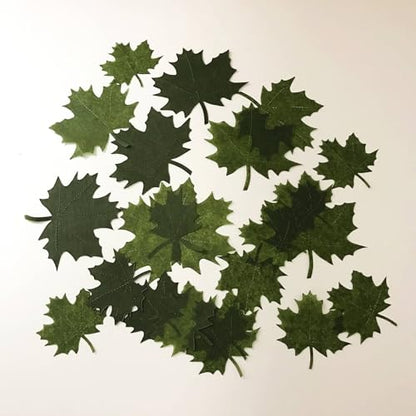 Disposable Cheese Board Leaves, Set of 50, Dark Green Cheese Leaves, Perfect Cheese Board Accessories for Serving Meat and Cheese, Great for Travel, Weddings