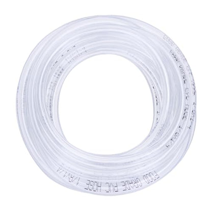 DERNORD PVC Tubing 1/8"ID X 1/4"OD Flexible Clear Vinyl Hose 10 Feet for Food Grade - size: 10 Feet, style: 1/8"ID X 1/4"OD