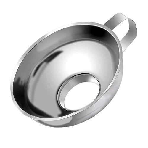 Wide Mouth Canning Funnel, Rustproof Round Shape Stainless Steel Large Canning Funnel for Rice (Rosvolawta78mfyug-10134216)