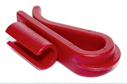 Home Brew Ohio Racking Cane Holder, Red Plastic, Fits 5/16 Inch Racking Cane