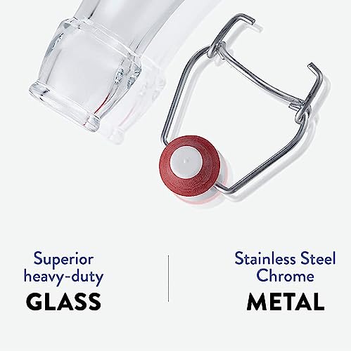 Bormioli Rocco Pocket Flask, 8.5 oz, Clear - size: 8.5 Ounces