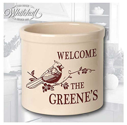 Personalized 2 Gallon Crock Pot