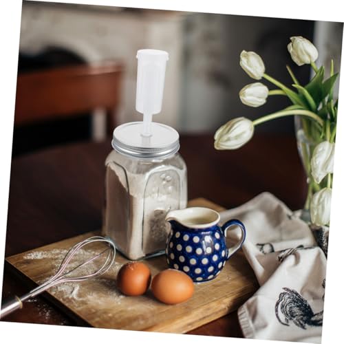 Wakauto Fermenting Lids for Mason Jars Lightweight Portable Pickles Jar Kit with Detachable Reusable Covers for Wide Mouth Fermenter Supplies