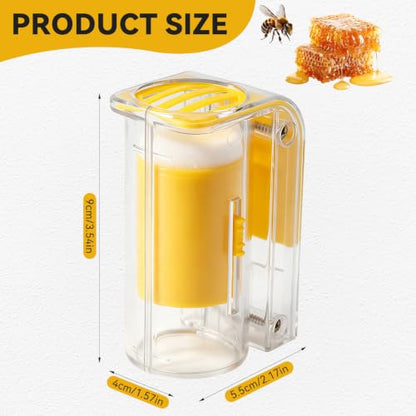 Pilipane Bee Queen Marking Marker Bottle, Queen Bee Catcher, Handed Queen bee Catcher Clip Holder Queen bee catching Marking Cage