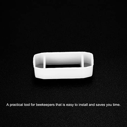 uxcell 50Pcs Plastic Beehive Frame Spacers, Beehive Frame Spacing Tool for Beekeeper, White
