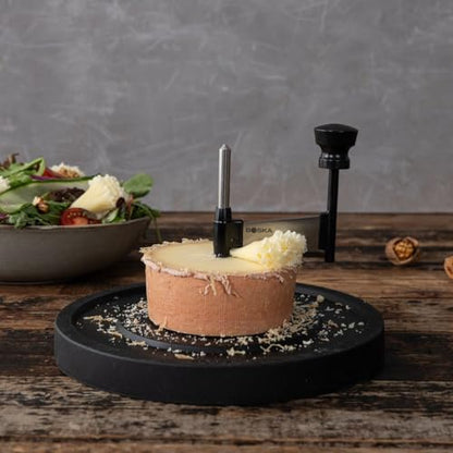 BOSKA Cheese Curler Milano - Cheese Shaver for Tete de Moine, Girolle & Chocolate - Easy to clean - Curler made of Stainless Steel and Durable Plastic