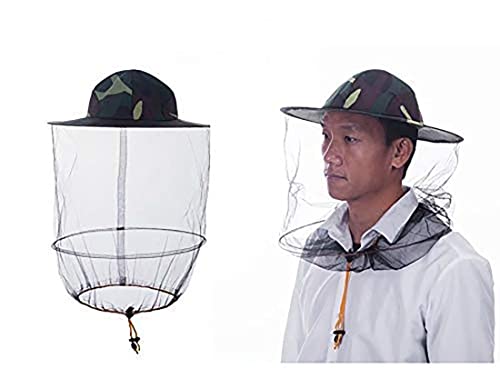2 pcs bee Beekeeping Veil hat Head net Beekeeper Netting Cap beekeeper's Costume