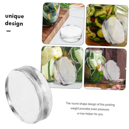 Fermenting Jar Weights Wide Mouth Mason Jar Fermenting Lids Pressure Stones Fermentation Kit for Sauerkraut