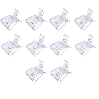 10PCS Bee Clip for Queen, Transparent Queen Catcher for Bees, Honeybee Queen Clips for Queen Bee Marking & Handling