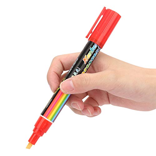 Asixxsix Water Based Bee Queen Marker Pen, Easy to Wipe Off, 8 Colors, Plasti, Non, for Marking Your New Queen (Red)