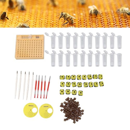 ZJchao Queen Bee Rearing Plastic Breeding Cell Cup Kit for Beekeepers Grafting Equipments Supplies