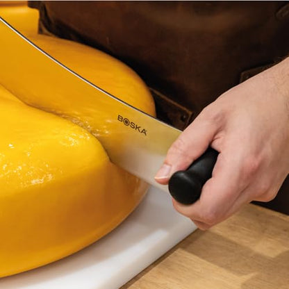 Boska Professional Cheese Knife Large - Cheese Cutter for Cheese Wheels - 430 Mm - Double Handled - Easy to Clean - size: 16.9"