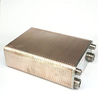 80 Plates Wort Chiller Cooler Heat Exchanger SUS 304 Stainless Steel Home Brew Beer Wine Making 1.6Mpa