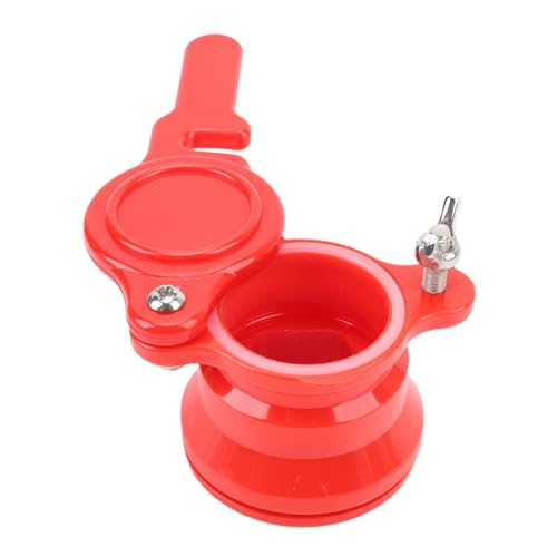 2pcs Honey Gate, Leak Proof Safe Plastic Honey Extractor Tap with O Ring, for Beekeeping Equipment Bucket Valve (Red) - color: Red