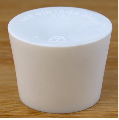 North Mountain Supply #6.5 Solid Rubber Stopper – Food Grade, BPA Free – 1 5/16" x 1" – Fits Carboys & Fermentation Vessels – 3 Pack
