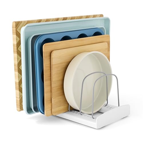 YouCopia StoreMore Bakeware Rack, Adjustable Dividers, Baking Pan Organizer - size: Bakeware Rack Classic
