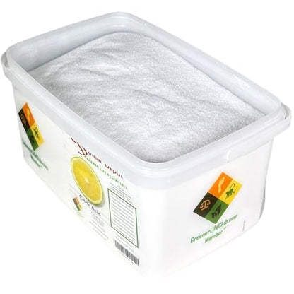 Citric Acid - 8 lbs - Anhydrous - Food Grade - Safety Sealed Wide Mouthed PP Container with Resealable Cap and Reattachable Handle