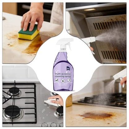 KUNAL All-In-One Multi Purpose Cleaning System with Cleaning Tablets,Spray Oven Cleaner, Multi-Surface Cleaners Spray for Every Stain-Cleaner(1 Bottle+12Tablet)