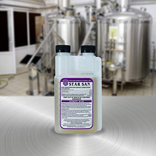 Five Star - Star San - 16 Ounce - Brew Sanitizer High Foaming Acid Anionic & North Mountain Supply Food Grade Potassium Sorbate Stabilizer - 2 Ounce Jar