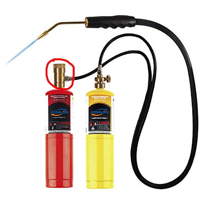 YOUHO Oxygenation Kit Oxygen Regulator for Brewing, Oxygen Valve for Disposable Tanks this Valve for an H2O MAPP bottle for brewing beer