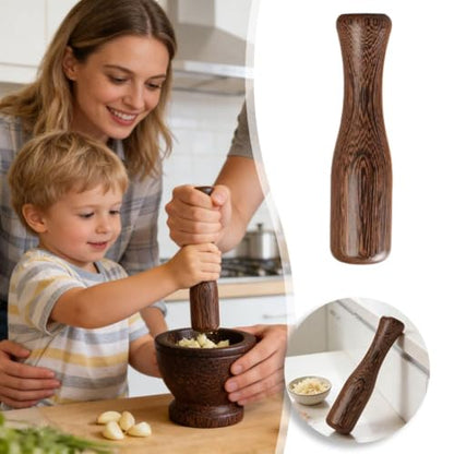 Manual Wooden Masher, Ergonomic Sauerkraut Pounder, Pickling Tool with Comfortable Grip, Kitchen Accessory, Food Preparation Tool with Style, Cabbage and Vegetable Tools Meal Prep and Canning (Gold) - color: Gold