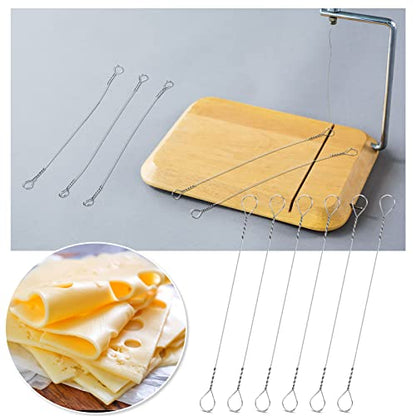 Nuanchu 10 Pcs Cheese Slicer Wire Replacement Block Cheese Cutter Wire for Polished Marble(Style 1)
