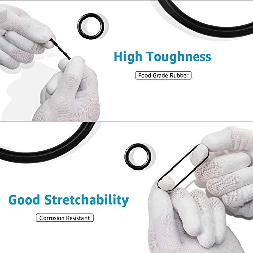 Homebrew Gasket Set, 28 PCS Cornelius Corny Brewing Beer Keg Carbonation Lid Ball Lock Keg Post Poppet Dip Tube O-Ring Sealing Washers Replacement Kit with O- Ring Removal Tool - size: 28pcs O-Rings + Removal Tool