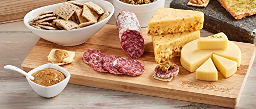 Harry & David Grand Meat And Cheese Gift Box, Food Gift Basket For All Occasions, Charcuterie Platter With 4 Cheese Blocks, 4 Sausages, 2 Sets Of Crackers, Relish & Honey Mustard Sauces - style: Grand