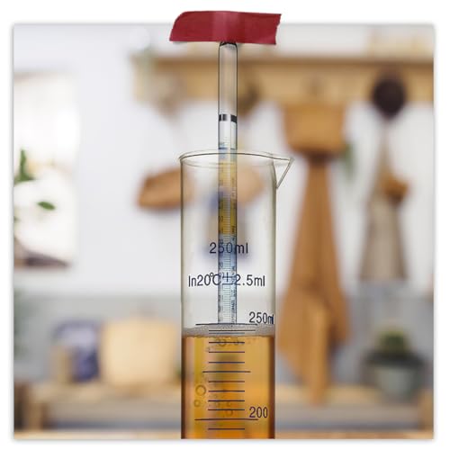 Fermentaholics Triple Scale Hydrometer – Measure and Monitor Specific Gravity, Brix, Potential Alcohol, and ABV in Wine, Beer, Mead, Cider, and Other Homebrewed Drinks