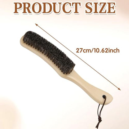 Cleaning Bread Brush for Bread Proofing Baskets/Countertops/Wood Pulp Banneton/Proofing Cloth | Natural Horsehair and Wooden Handle Bread Cleaning Brush | Essential Sourdough Cleaning Supplies