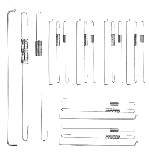 21PCS 168F Throttle Return Spring Linkage Kit Governor Connecting Rod Speed Control Spring Carburetor Assortment Classification Link Set Compatible with GX160/ GX200/ 170F/ GX210 (KLI)