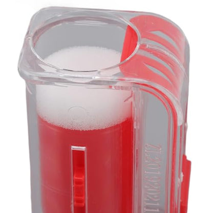 TOPINCN Queen Marking Kit Plastic Queen Bee Marking Cage Queen Marking Marker Bottle One Handed Bee Queen Marker Bottle Beekeeping Tools for Beekeepers(Red)