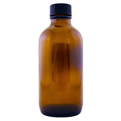 GreenHealth 4 oz Amber Glass Bottle with Phenolic Cone Cap – Leak-Resistant, Reusable, BPA-Free, UV Protection – Ideal for Essential Oils, Aromatherapy, Serums, Liquids (Single Bottle) - color: Amber, size: 4 Ounces
