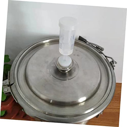 SOLUSTRE 3sets Homemade Non-Return Valves for Fermenting Wine and Beer of Silicone Vent Valves Automatic for Home Brewing and Fermentation and Reusable