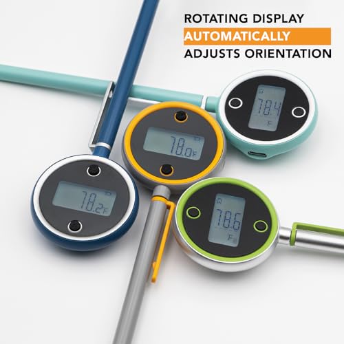 CHEFSTEMP Pocket Pro Instant Read Meat 1-Second Digital Meat Thermometer for Grilling, Food, BBQ, Kitchen Cooking, Oil Deep Frying & Candy (Light Blue) - color: Light Blue