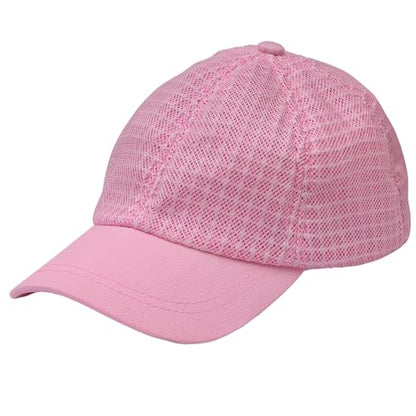 Three Layer Ventilated Beekeeping Veil in Round (3-Layer Hat, Pink P-Cap) - color: Pink P-CAP