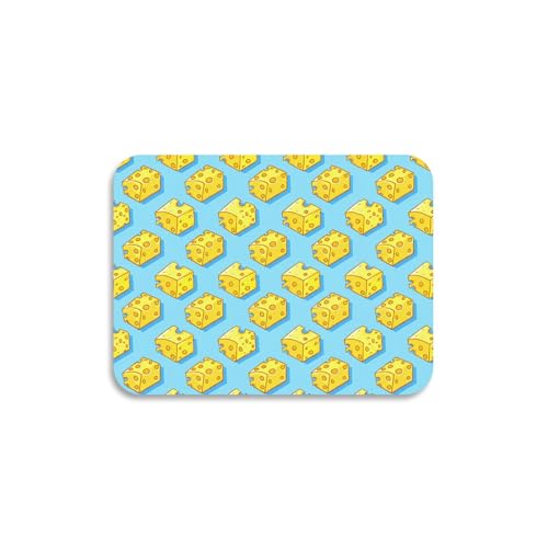 Cartoon Cheese Dish Drying Mat,16x12 inch, Water Absorbent Microfiber Dish Drying Pad for Countertops,Sinks,Draining Racks - size: 15.7x11.8inch