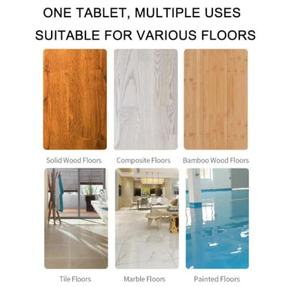 Multi-surface Floor Cleaning Tablets 100 Piece, 1 Tablet = 1.3 Gallons, Multi-Surface Pet Safe, For Hardwood Tile Laminate Vinyl